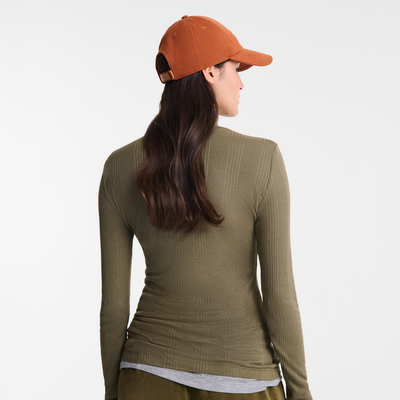 null Thin turtleneck sweater, Khaki