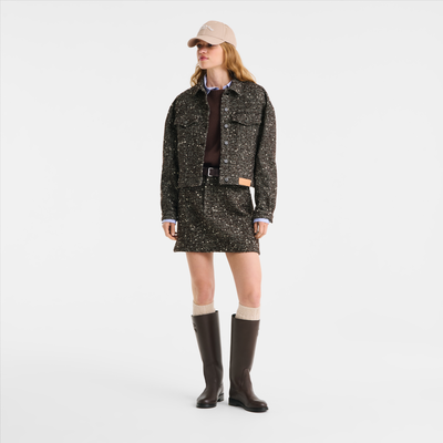 Blouson , Tweed - Moka