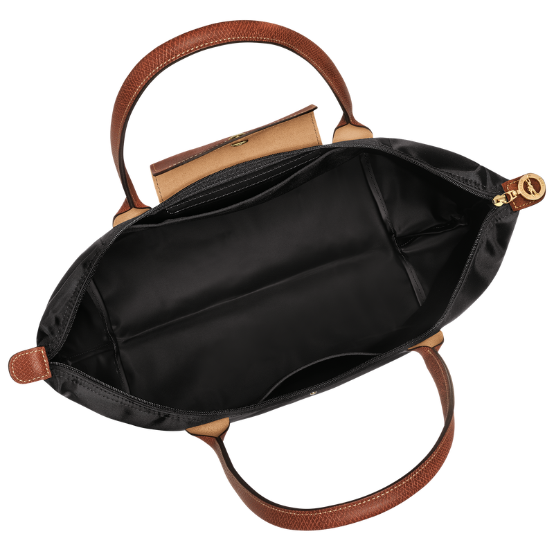 Sac cabas L Le Pliage Original , Toile recycl&eacute;e - Noir  - Vue 5 de 6