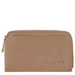 Le Foulonné Card holder , Biscuit - Leather