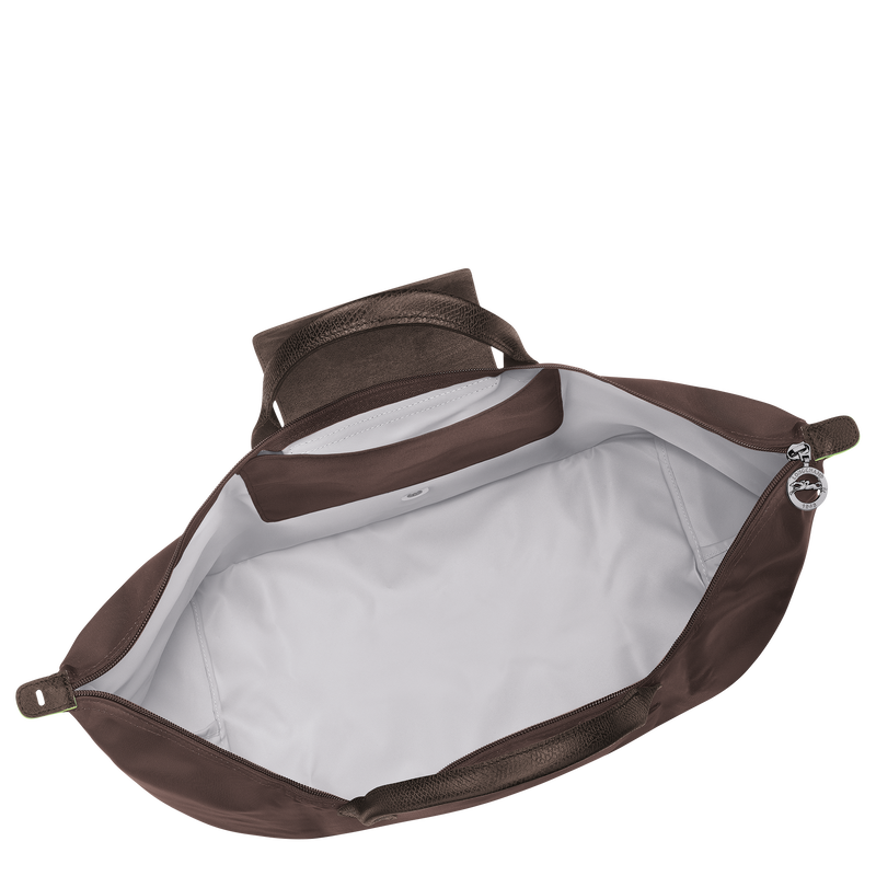 Le Pliage Green L Travel bag , Mocha - Recycled canvas  - View 5 of 7