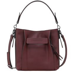 Longchamp 3D S Crossbody bag , Burgundy - Leather