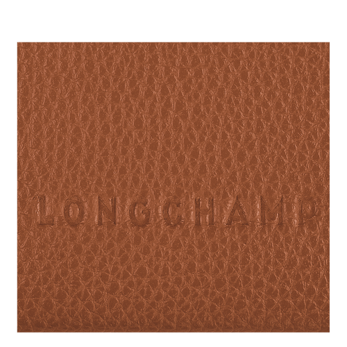 Le Foulonné Cardholder , Caramel - Leather - View 3 of 3