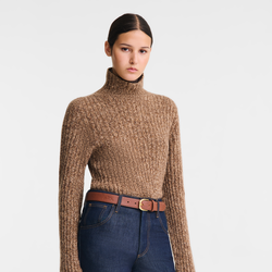 Le Pliage Original Ladies' belt , Cognac - Leather