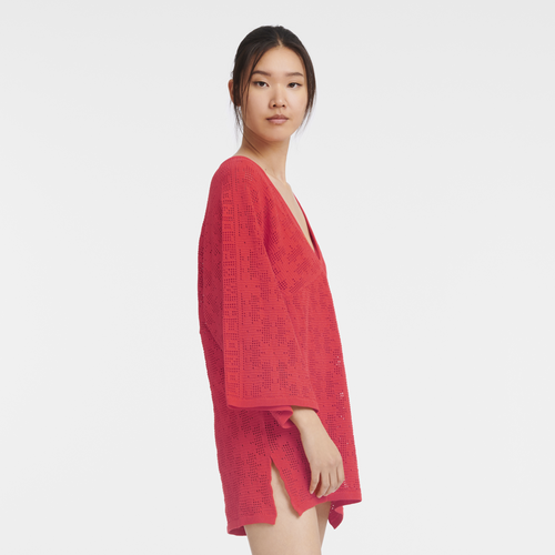 Tunic , Strawberry - Knit - View 3 of 4