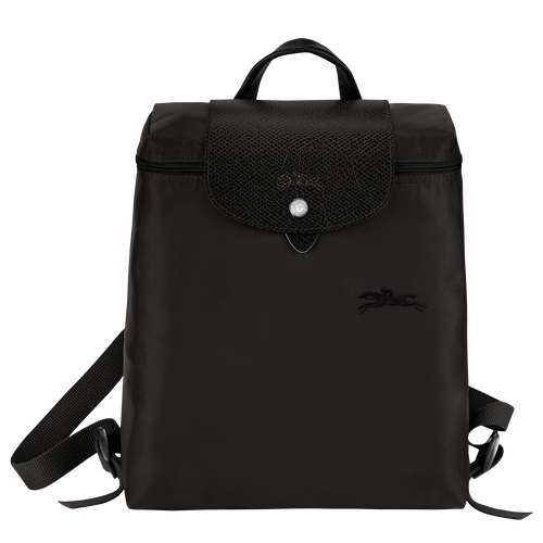 Le Pliage Green M Backpack , Black - Recycled canvas - View 1 of  5