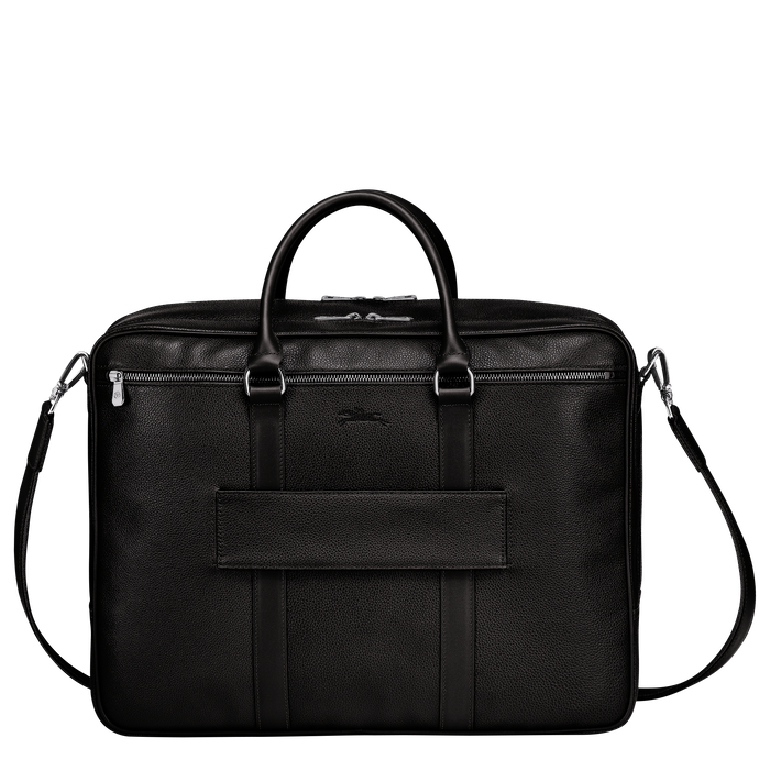 Briefcase L Le Foulonné Black (L2129021047) | Longchamp US
