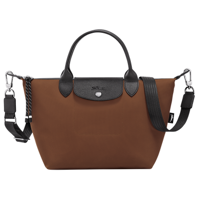 Sac à main S Le Pliage Energy , Toile recyclée - Chocolat