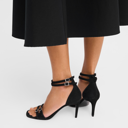 La Baronne Pumps , Black - Leather