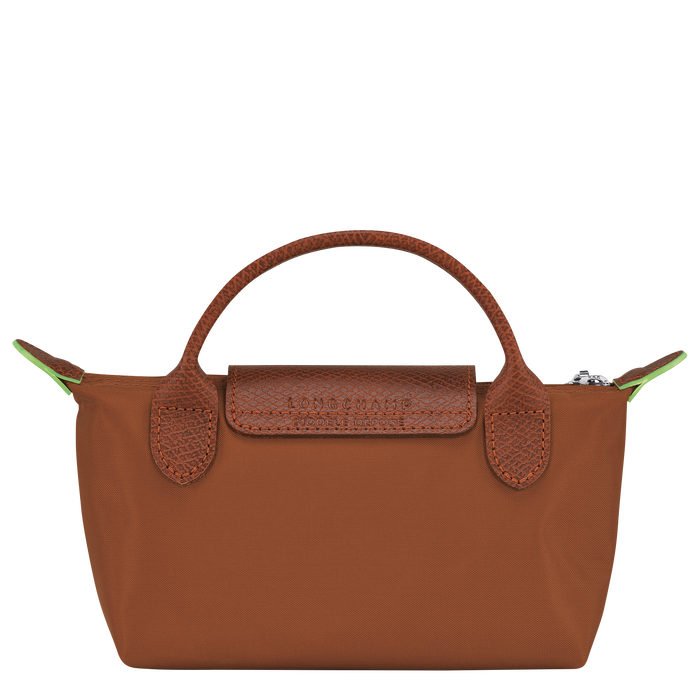 Le Pliage Green 附提把的小袋子, 白蘭地酒色