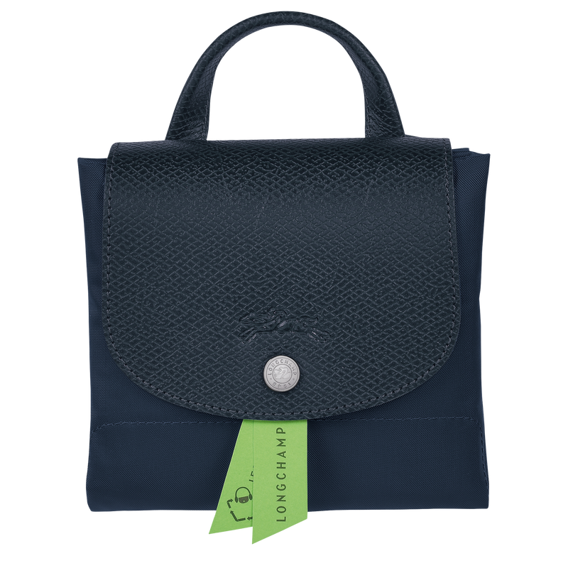 Le Pliage Green M Backpack , Navy - Recycled canvas  - View 4 of 4