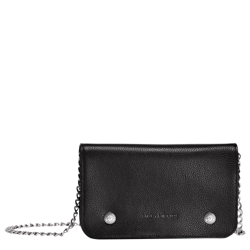 Pochette chaînette, 047 Noir Pochette chaînette, 047 Noir, hi-res