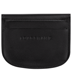 &Eacute;pure Card holder , Black - Leather