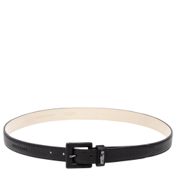 Roseau Essential Ladies' belt Black - Leather | Longchamp US