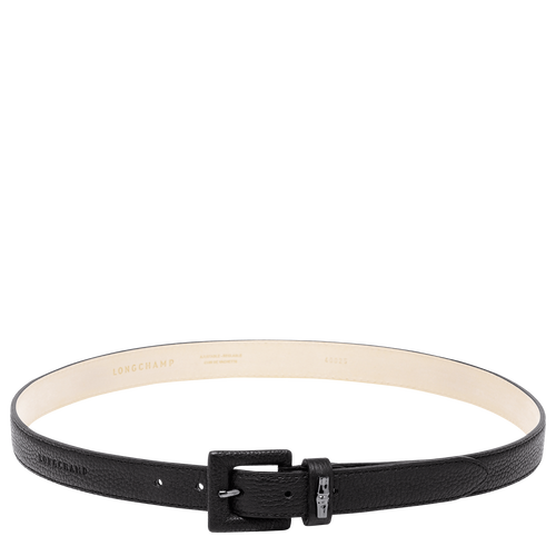 Le Roseau Essential Ladies' belt , Black - Leather - View 1 of  2