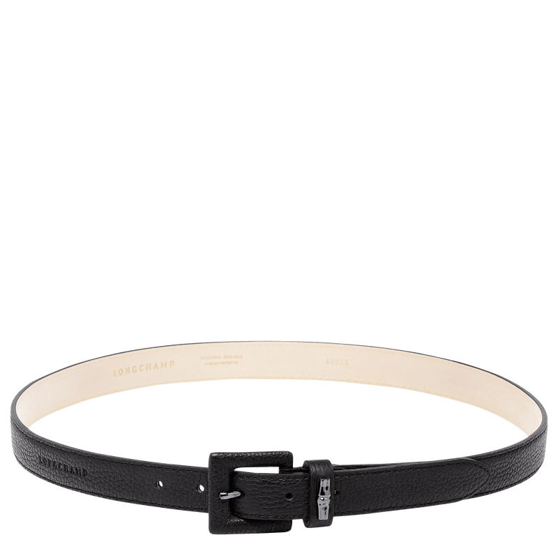 Le Roseau Essential Ladies' belt , Black - Leather  - View 1 of  2