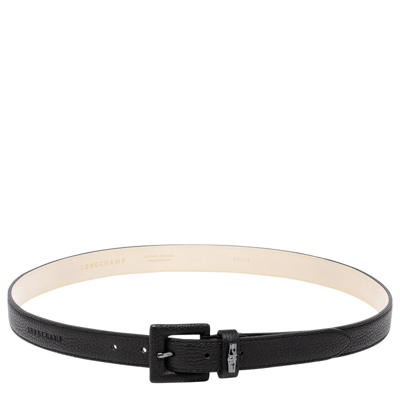 Le Roseau Essential Ladies' belt , Black - Leather  - View 1 of 2