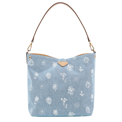 Le Roseau Bolso Hobo M, Azul Claro