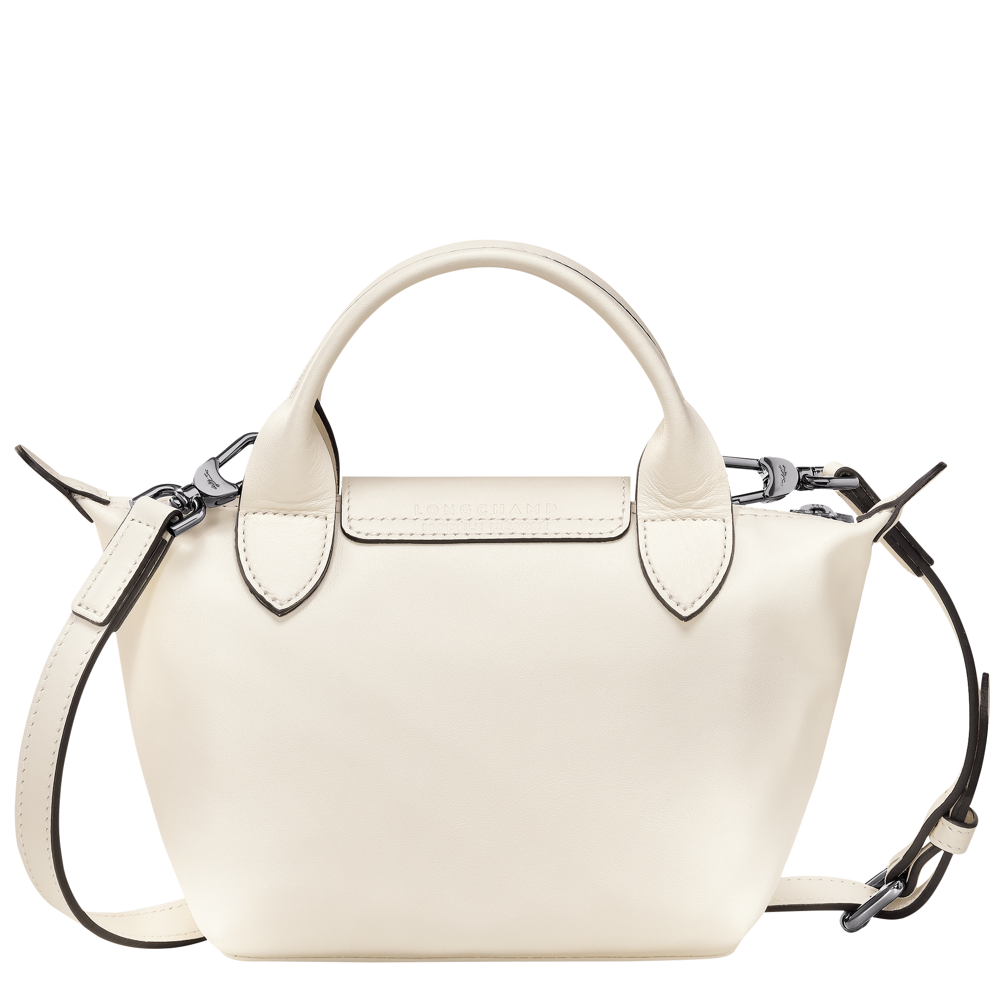 Le Pliage Xtra Tas met handgreep aan de bovenkant XS, Ecru