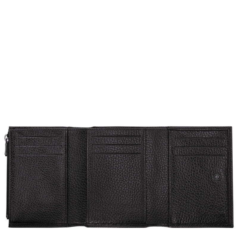 Roseau Essential Wallet , Black - Leather  - View 2 of  3