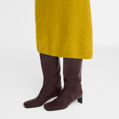 La Cavalière Heel boots, Mocha