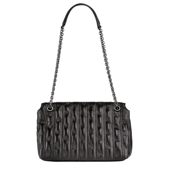 Sac porté travers M Brioche Noir (10131HVV001) | Longchamp LU Sac porté travers M Brioche Noir (10131HVV001) | Longchamp LU