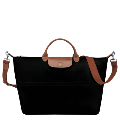 Le Pliage Original Erweiterbare Reisetasche, Schwarz