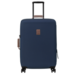 Boxford L Suitcase , Blue - Recycled canvas
