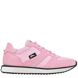 Sneakers Le Pliage Green , Cuir - Rose