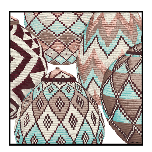 Silk scarf, Chalk - View 1 of 1 Silk scarf, Chalk, hi-res - View 1 of 1