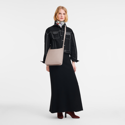 Le Foulonné M Crossbody bag , Turtledove - Leather