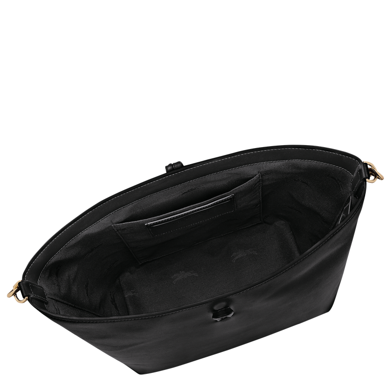 Le Roseau M Hobo bag , Black - Leather  - View 5 of  6