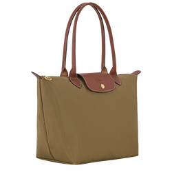 Le Pliage Original M Tote bag , Olive - Recycled canvas