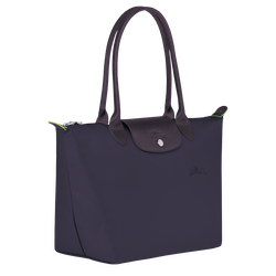 Le Pliage Green 肩揹袋 M , 藍莓色 - 再生帆布