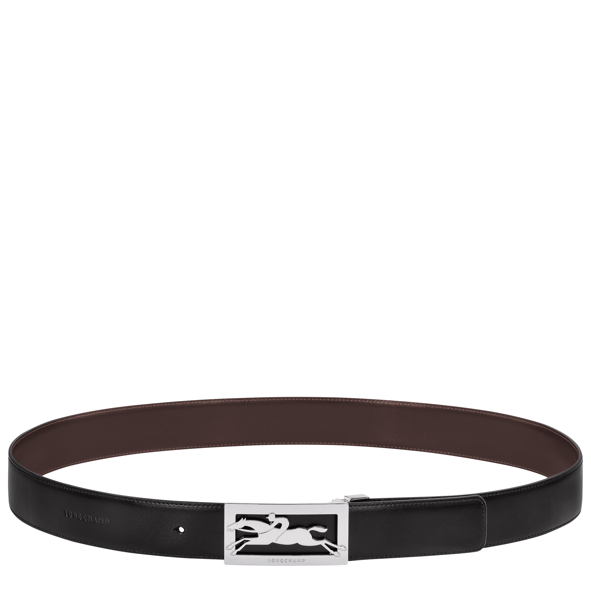 Men's belt, Black/Mocha - View 1 of
5 - zoom in Delta Box Men's belt, Black/Mocha