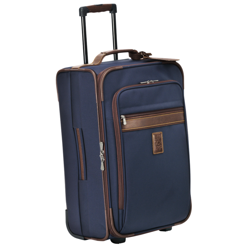 ボックスフォード M スーツケース , ブルー - リサイクルキャンバス  - ビュー 3: 4