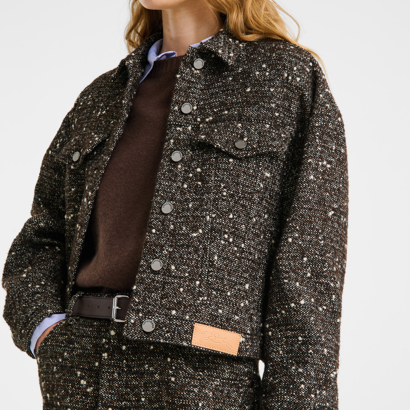 Jacket Mocha - Tweed XS | Longchamp NO