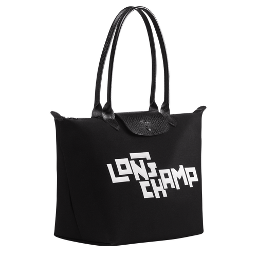 Sac porté épaule, Noir/Blanc - Vue 2 de 3 Sac porté épaule, Noir/Blanc, hi-res - Vue 2 de 3