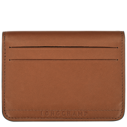 Le Pliage Xtra Card holder , Cognac - Leather