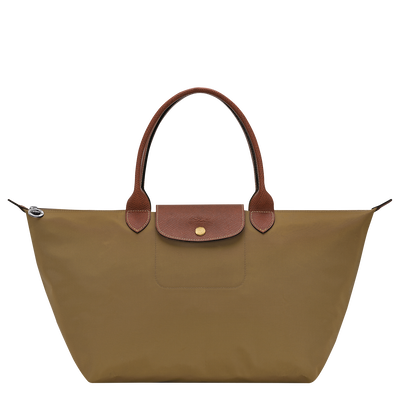 Le Pliage Original L Handbag , Olive - Canvas
