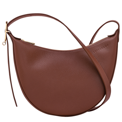Le Foulonné S Crossbody bag , Coffee - Leather
