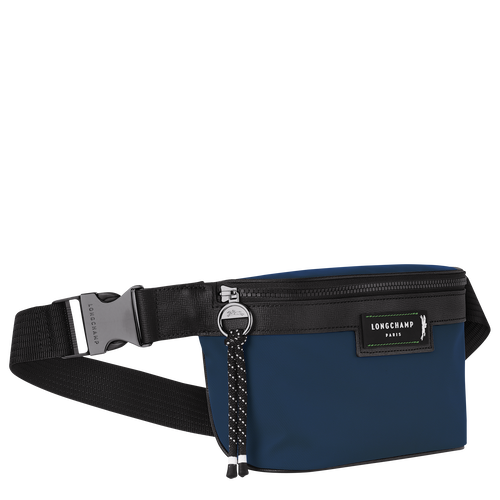 Le Pliage Energy M Belt bag , Navy - Recycled canvas - View 3 of  5