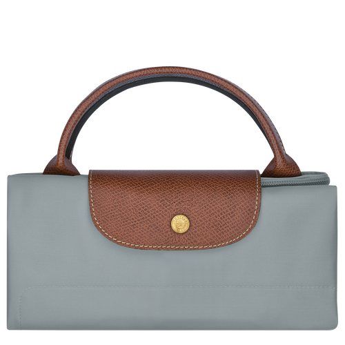 Le Pliage Original M Travel bag , Steel - Recycled canvas - View 7 of 7