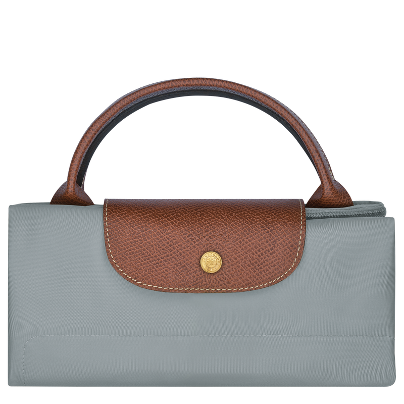 Le Pliage Original M Travel bag , Steel - Recycled canvas  - View 7 of  7