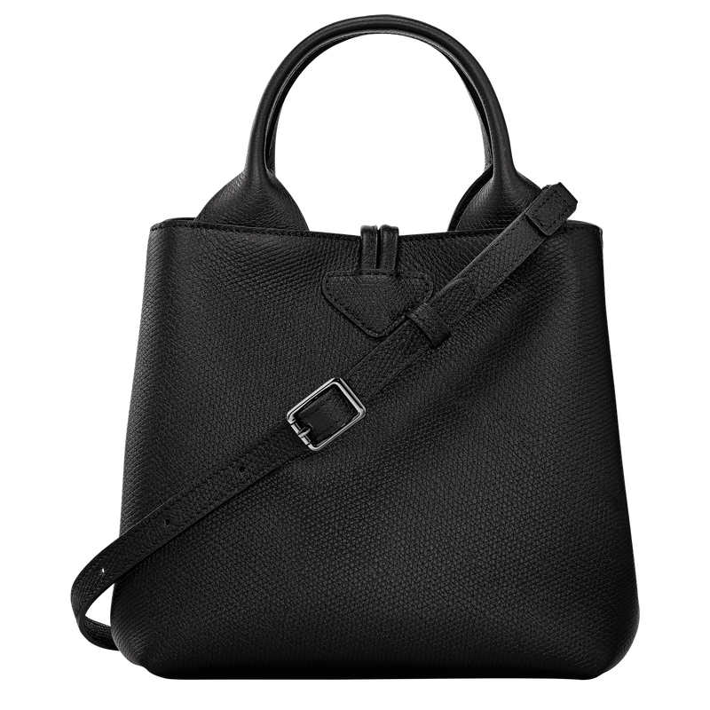 Le Roseau S Handbag , Black - Leather  - View 4 of  7