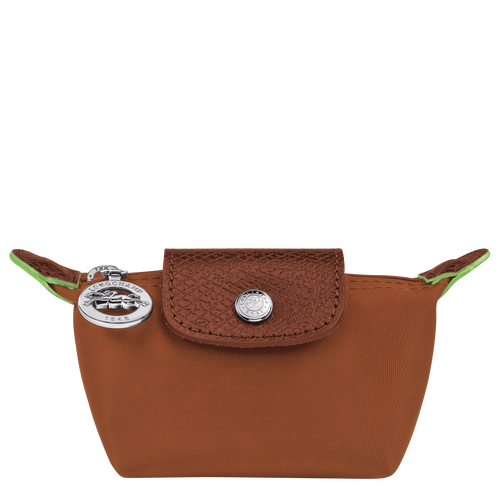 Le Pliage Green Coin purse , Cognac - Recycled canvas - View 1 of  3