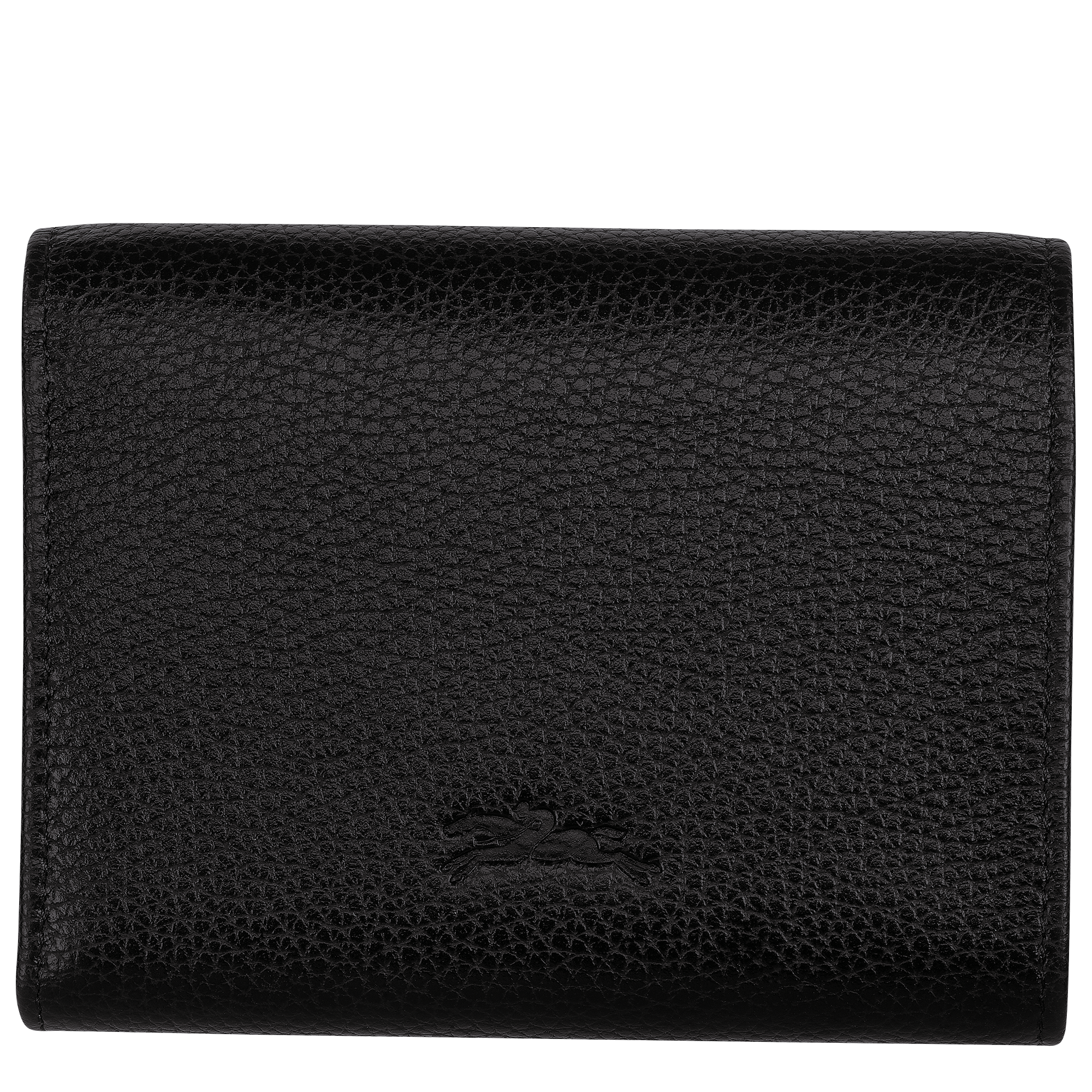 Le Foulonné Brieftasche im Kompaktformat, Schwarz