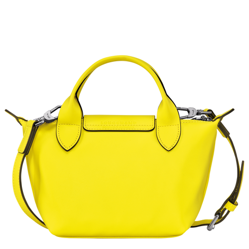 Le Pliage Xtra XS Handbag , Lemon - Leather - View 4 of 6