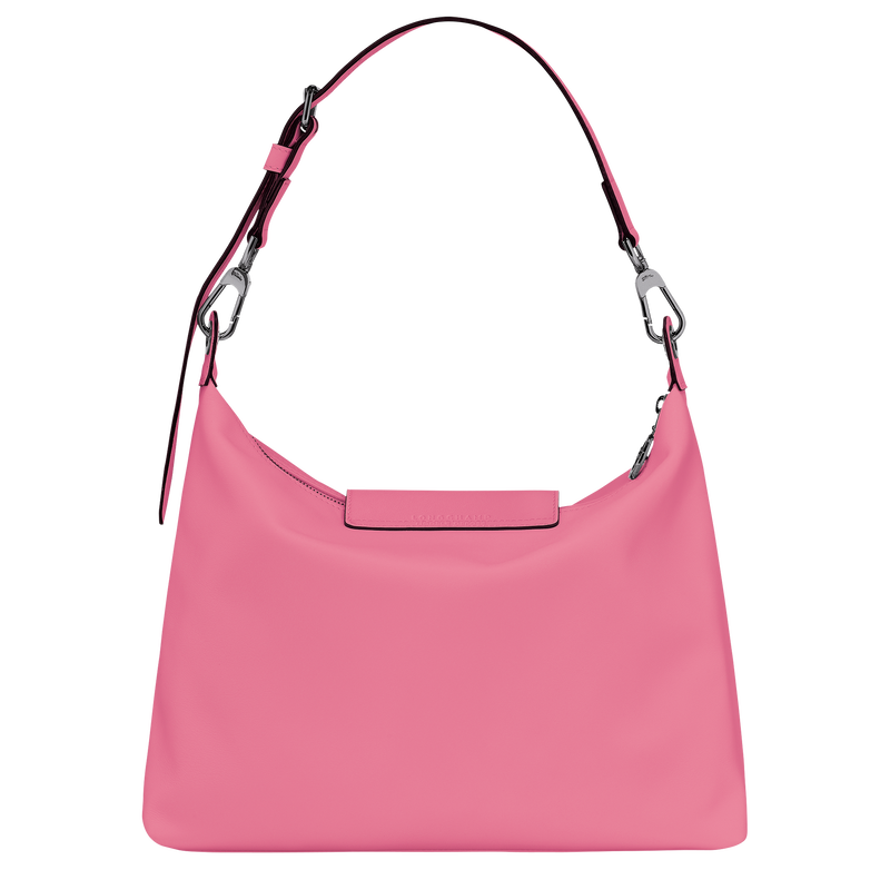 Le Pliage Xtra M Hobo bag , Pink - Leather  - View 4 of  6