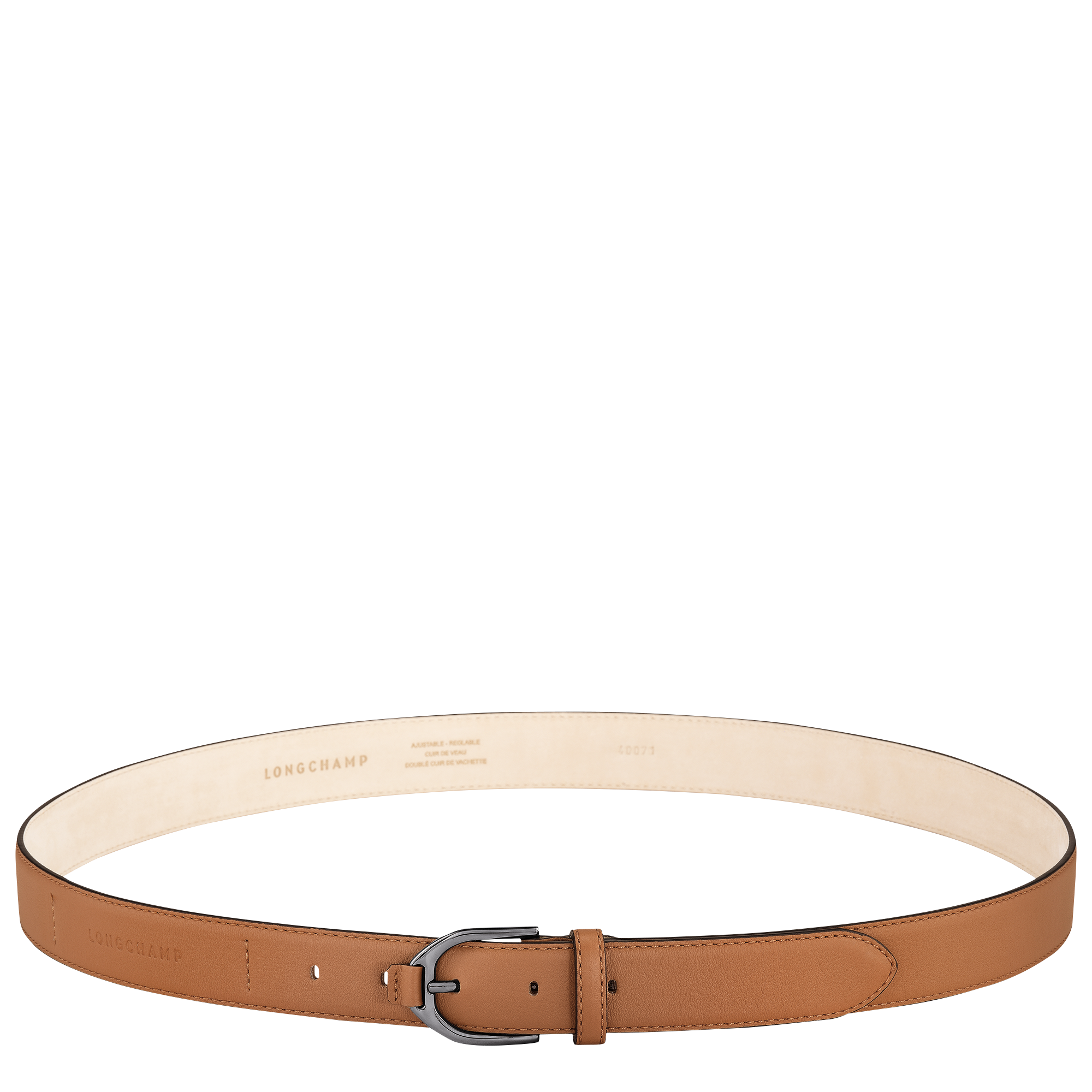 Damesriem, Naturel - Weergave 1 van
2 - Meer inzoomen. Longchamp 3D Damesriem, Naturel
